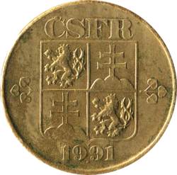 1 koruna 1991