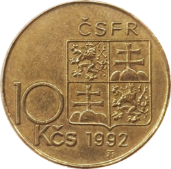 10 koruna 1992 A.Rašín 