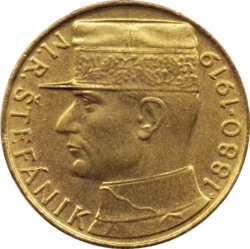 10 koruna 1993 M.R.Štefánik