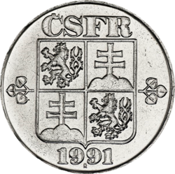 2 koruna 1991