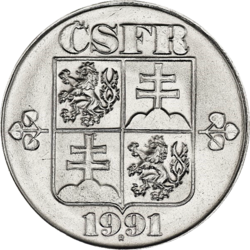 5 koruna 1991