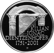 250. výročí úmrtí Kiliána Ignáce Dientzenhofer PROOF
