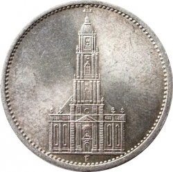 5 Reichsmark 1934 G (Říšská 5 marka)   