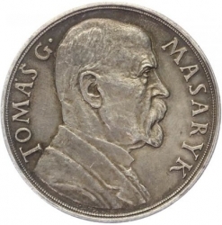 Stříbrná medaile k 85. narozeninám T.G.Masaryka 1935 - 50 mm. (lesklá) 