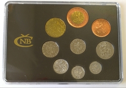 Sada oběžných mincí 1993 (HM,RCM) - bez papírového přebalu, drobné nečistoty na plexi obalu