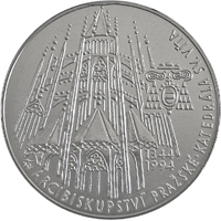 650. výročí založení pražského arcibiskupství a položení základního kamene ke Katedrále sv. Víta BK