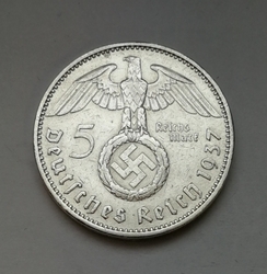 5 Reichsmark 1937 A (Říšská 5 marka) hs37a01