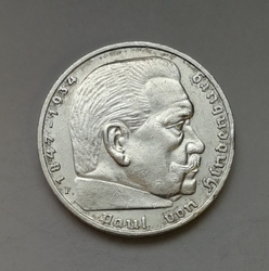 5 Reichsmark 1938 G (Říšská 5 marka) 5MHS