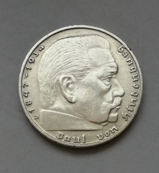 2 Reichsmark 1937 E (Říšská 2 marka) 2MHS