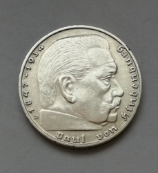 2 Reichsmark 1937 E (Říšská 2 marka) 2MHS
