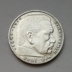 2 Reichsmark 1939 E (Říšská 2 marka) 2MHS
