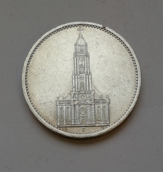 5 Reichsmark 1934 F (Říšská 5 marka)  k34f01