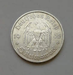 5 Reichsmark 1935 D (Říšská 5 marka) k35d01