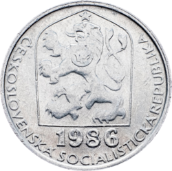 5 haléř 1977