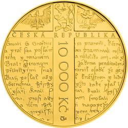 600. výročí upálení mistra Jana Husa B.K (31,1 g./Zlato 999,9/1000) 