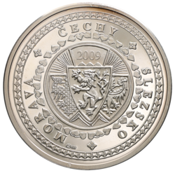 Stříbrná medaile Litomyšl 750 let městem 1259 - 2009 - 35 mm., etue