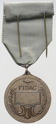 Pamětní medaile mezinárodní federace starých bojovníků (FIDAC), bronz