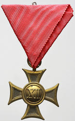 Vojenský služební odznak pro poddůstojníky a mužstvo za 12 let služby