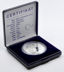 Stříbrná medaile Vstup do Schengenského prostoru - 34 mm., etue