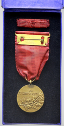 Medaile za službu vlasti, bronz II. vydání, stužka, etue