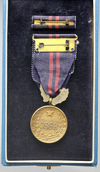 Medaile Za vynikající práci, bronz, stužka, originální etue