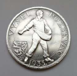 Stříbrná medaile - Antonín Švehla 1873 - 1933