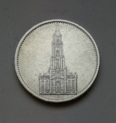 5 Reichsmark 1934 F (Říšská 5 marka)  k34f02