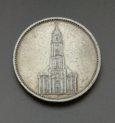 5 Reichsmark 1934 F (Říšská 5 marka)  k34f06