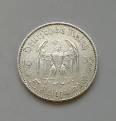 5 Reichsmark 1935 E (Říšská 5 marka) k35e01