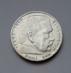 5 Reichsmark 1935 G (Říšská 5 marka) h35g07