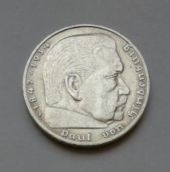 5 Reichsmark 1935 F (Říšská 5 marka) h35f02