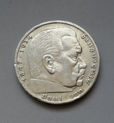 5 Reichsmark 1935 E (Říšská 5 marka) h35e01