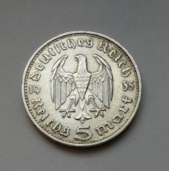 5 Reichsmark 1935 d (Říšská 5 marka) h35d01 