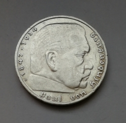 5 Reichsmark 1935 D (Říšská 5 marka) 5MH