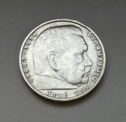 5 Reichsmark 1935 J (Říšská 5 marka) h35j02