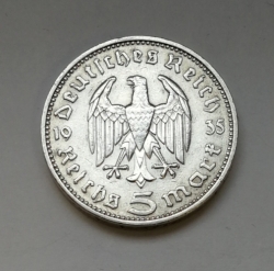 5 Reichsmark 1935 J (Říšská 5 marka) h35j01