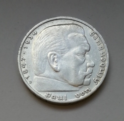 5 Reichsmark 1935 D (Říšská 5 marka) h35d08