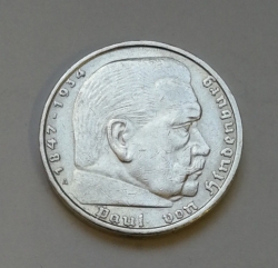 5 Reichsmark 1936 A (Říšská 5 marka) h36a02