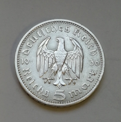 5 Reichsmark 1936 A (Říšská 5 marka) h36a01