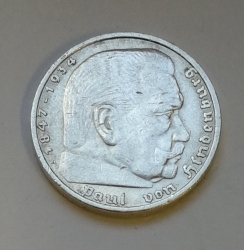 5 Reichsmark 1936 A (Říšská 5 marka) h36a07