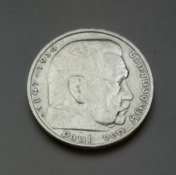 5 Reichsmark 1936 A (Říšská 5 marka) h36a14