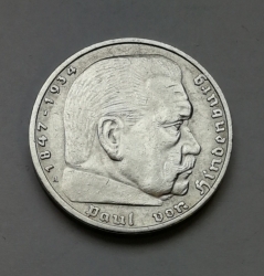 5 Reichsmark 1936 A (Říšská 5 marka) h36a13