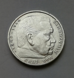 5 Reichsmark 1936 A (Říšská 5 marka) h36a12