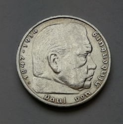5 Reichsmark 1936 A (Říšská 5 marka) h36a11