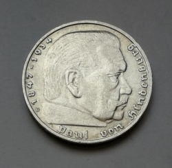 5 Reichsmark 1936 D (Říšská 5 marka) h36d02