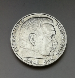 5 Reichsmark 1936 J (Říšská 5 marka) 