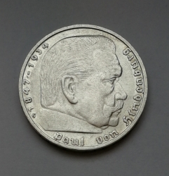 5 Reichsmark 1936 G (Říšská 5 marka) 5MH