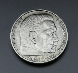 5 Reichsmark 1936 A (Říšská 5 marka)  hs36a07