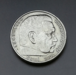 5 Reichsmark 1936 A (Říšská 5 marka)  hs36a06