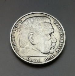 5 Reichsmark 1936 J (Říšská 5 marka) hs36j02